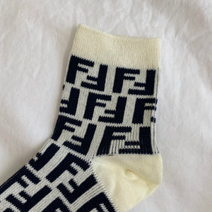 Designer Inspired F Socks