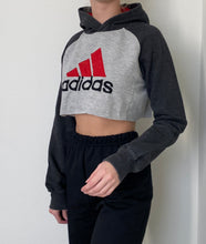 Load image into Gallery viewer, Cropped Adidas Hoodie