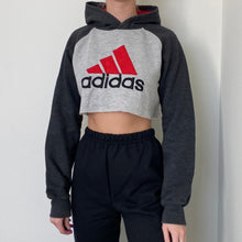 Load image into Gallery viewer, Cropped Adidas Hoodie