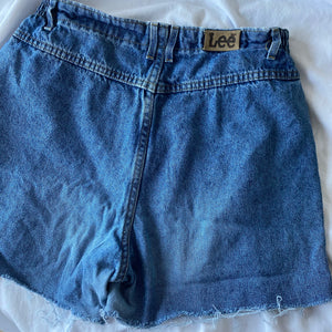 Vintage Lee Blue Denim Shorts