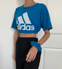 Load image into Gallery viewer, Reworked Adidas Top + Scrunchie