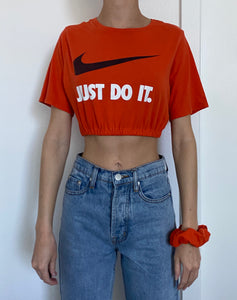 Reworked Nike Top + Scrunchie Set