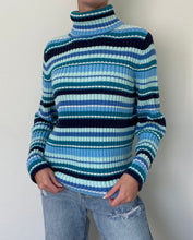 Load image into Gallery viewer, Vintage Striped Turtleneck