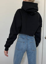 Load image into Gallery viewer, Designer Inspired Cropped Hoodie