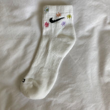 Load image into Gallery viewer, Multicolor Hand Embroidered Nike Socks