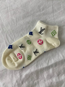 Designer Inspired LV Socks