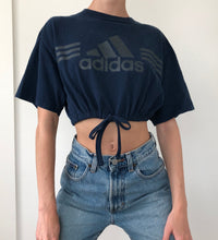 Load image into Gallery viewer, Reworked Drawstring Adidas T-shirt