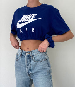 Reworked Nike T-shirt + Scrunchie