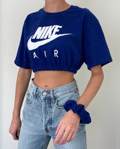 Reworked Nike T-shirt + Scrunchie