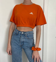 Load image into Gallery viewer, Reworked Adidas Tshirt + Scrunchie