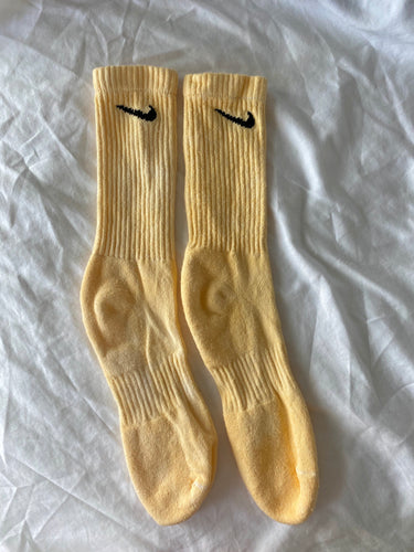 Custom Pastel Orange Nike Socks