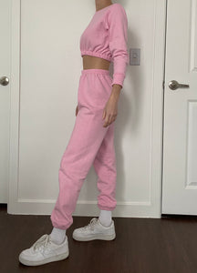 Reworked Pink Sweatsuit