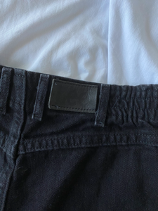 Vintage Lee Black Denim Shorts